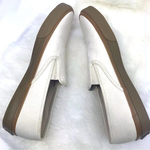 Sperry Top- Sider for J. Crew Cream Slip On Deck Shoe Loafer - Picture 3 of 12